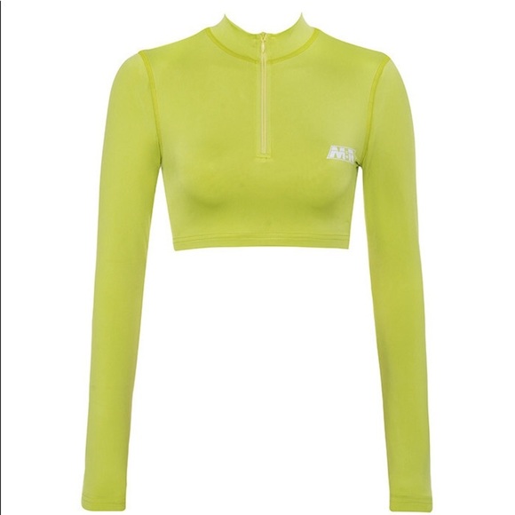 🍀SPONSOR'Lime Green Lycra Long Sleeve🍀 - Picture 7 of 8